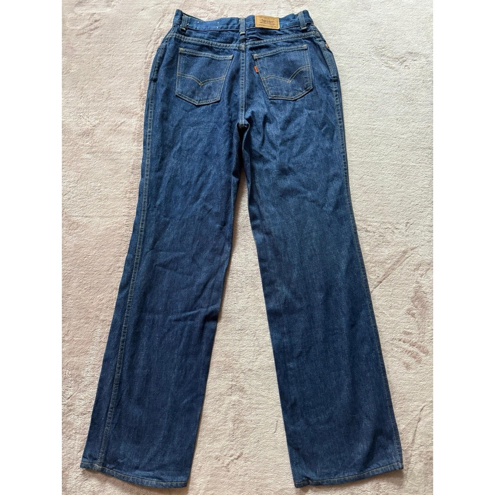 Vintage Levis 25035 Jeans Women's Dark Wash High Waist Orange Tab 90s Size 16
